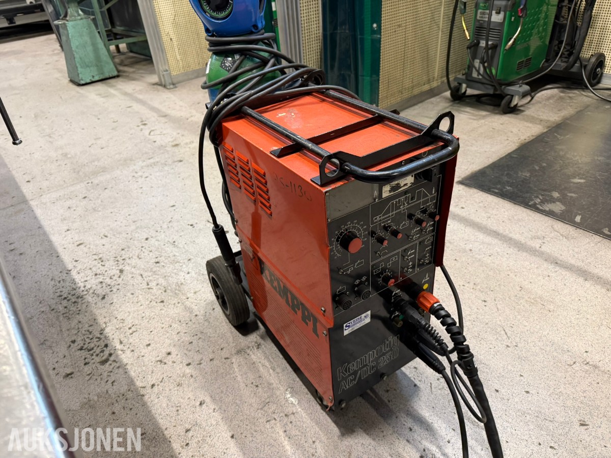 Kemppi Kempotig AC/DC 250 TIG-sveiseapparat – 250A – AC/DC