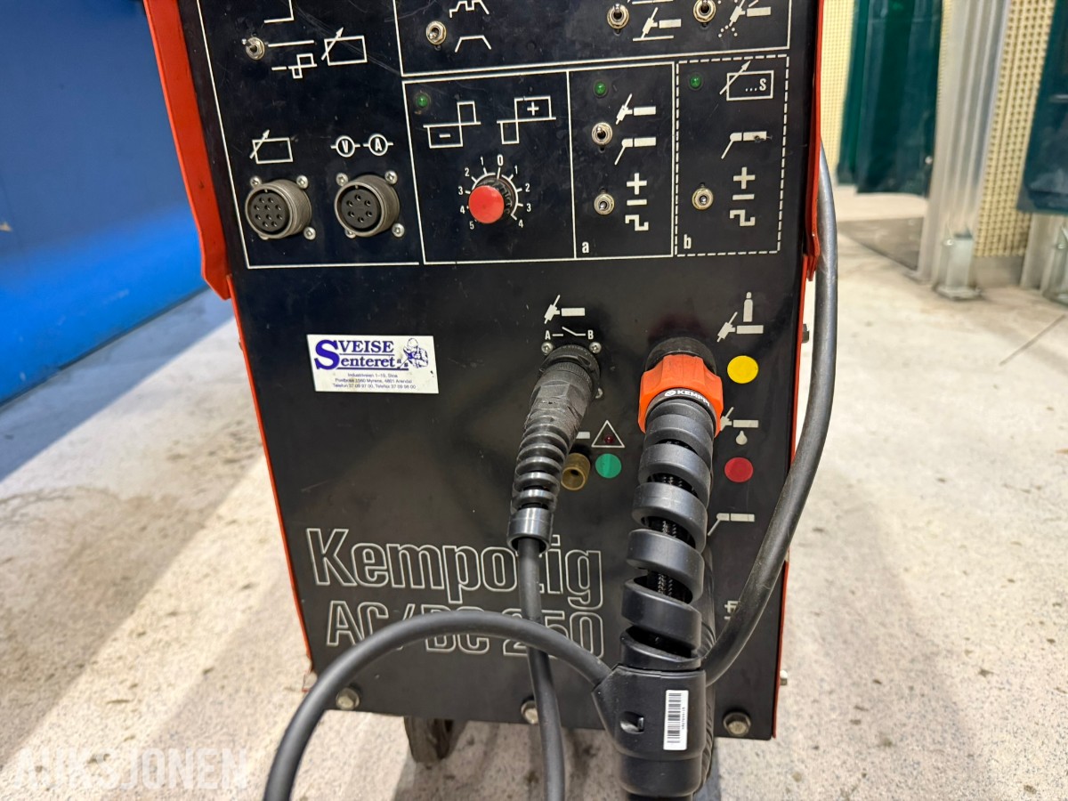 Kemppi Kempotig AC/DC 250 TIG-sveiseapparat – 250A – AC/DC