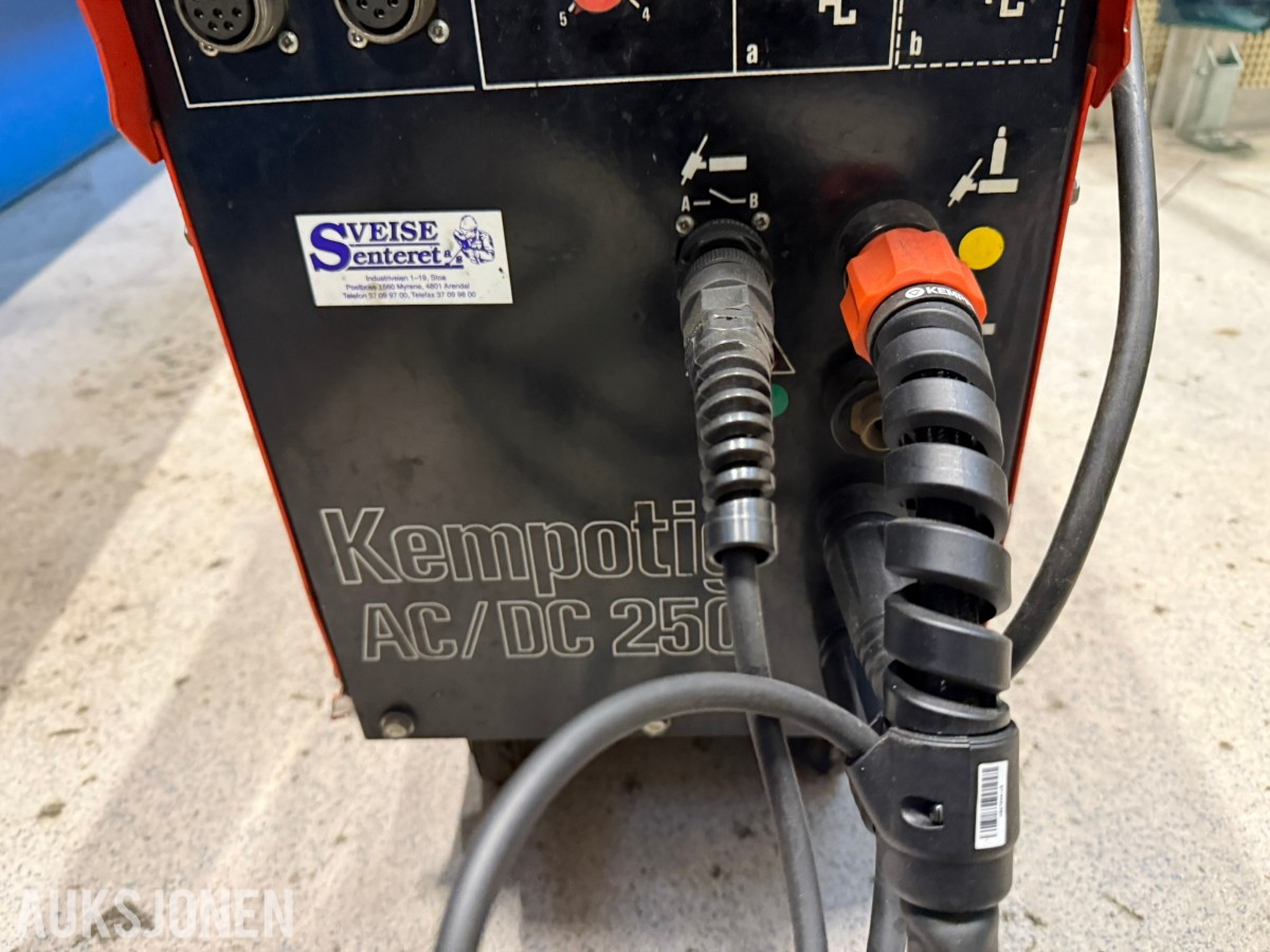 Kemppi Kempotig AC/DC 250 TIG-sveiseapparat – 250A – AC/DC