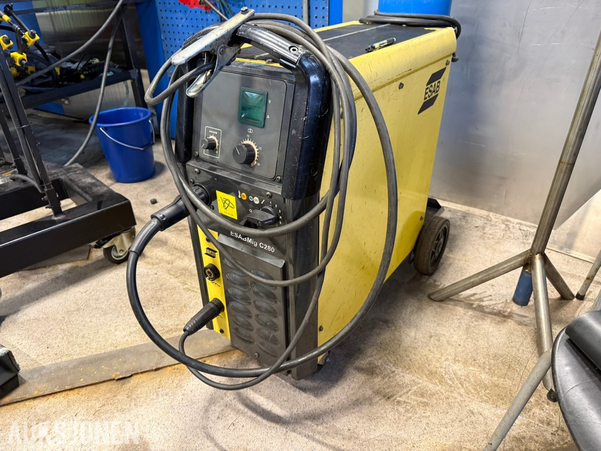 ESABMig C280 MIG/MAG sveiseapparat – 280A – 3-fas – trinnregulert