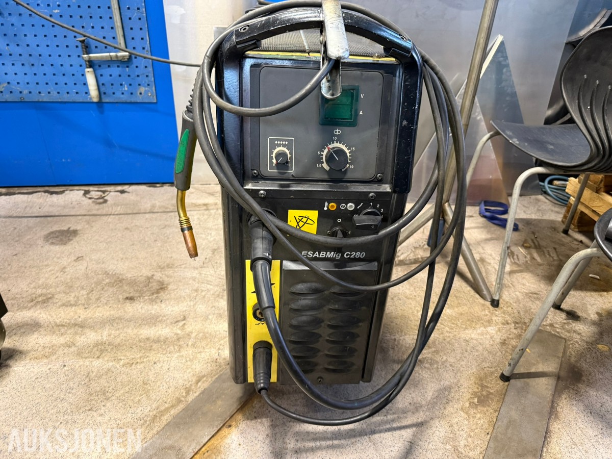 ESABMig C280 MIG/MAG sveiseapparat – 280A – 3-fas – trinnregulert