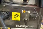ESABMig C280 MIG/MAG sveiseapparat – 280A – 3-fas – trinnregulert