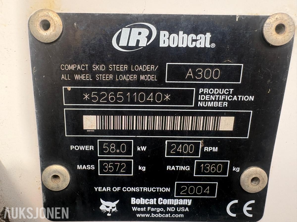 2004 Bobcat A300 kompaktlaster