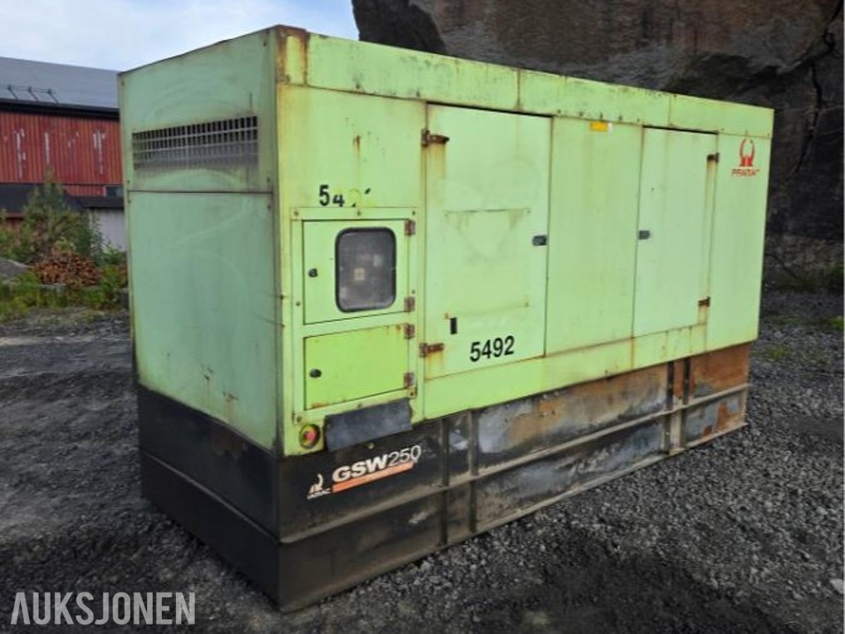 2005 PRAMAC GEH250 DIESELAGGREGAT 250 KVA MED VOLVO MOTOR