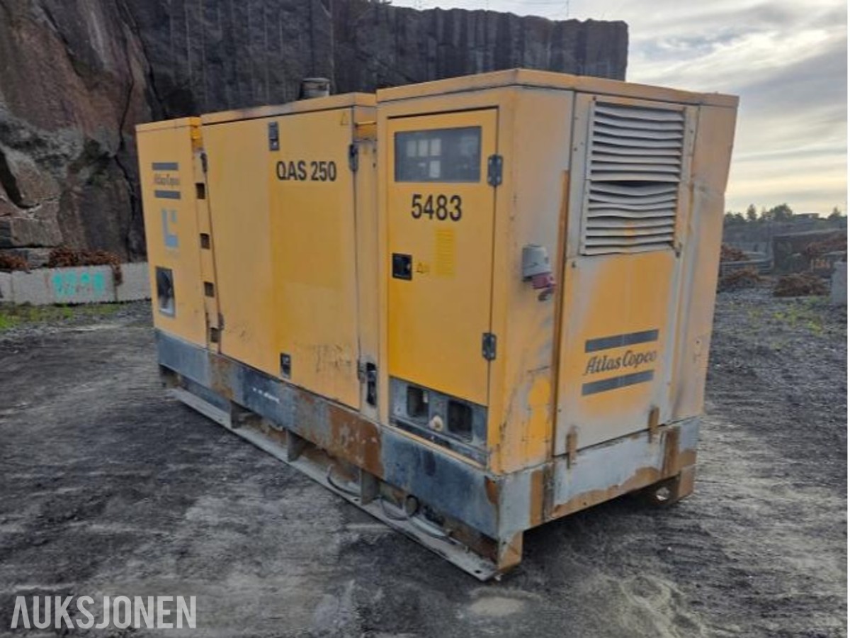 2006 Atlas Copco QAS 250, 16500 timer