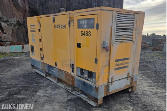 2006 Atlas Copco QAS 250, 16500 timer