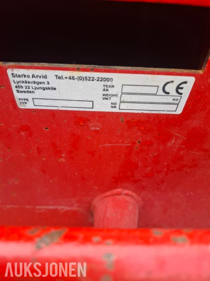 2011 Starke Arvid - Verktøy vogn på hjul