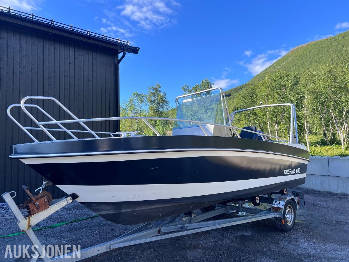 Kværnø 600 - Mercury 150 - Garanti - Lite timer