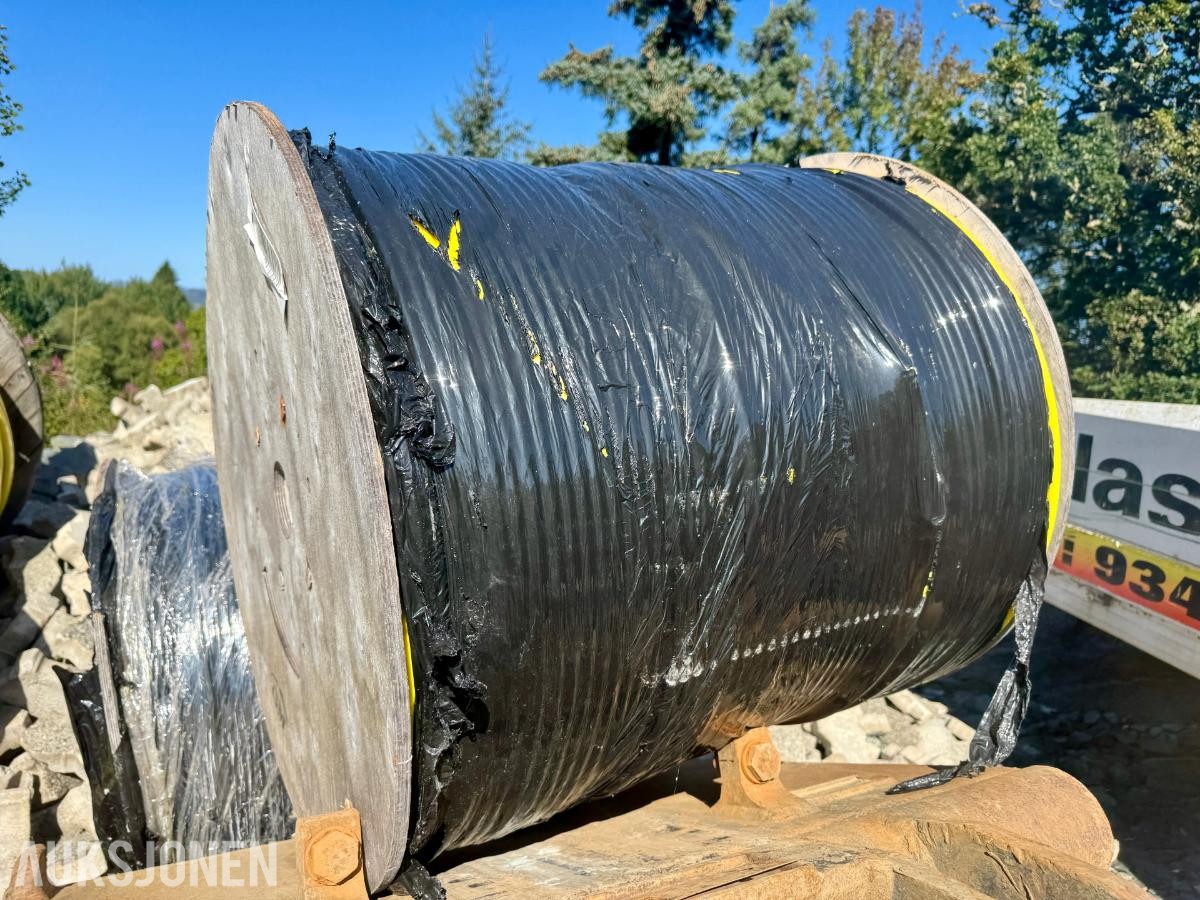 Fibertrekkrør på trommel
