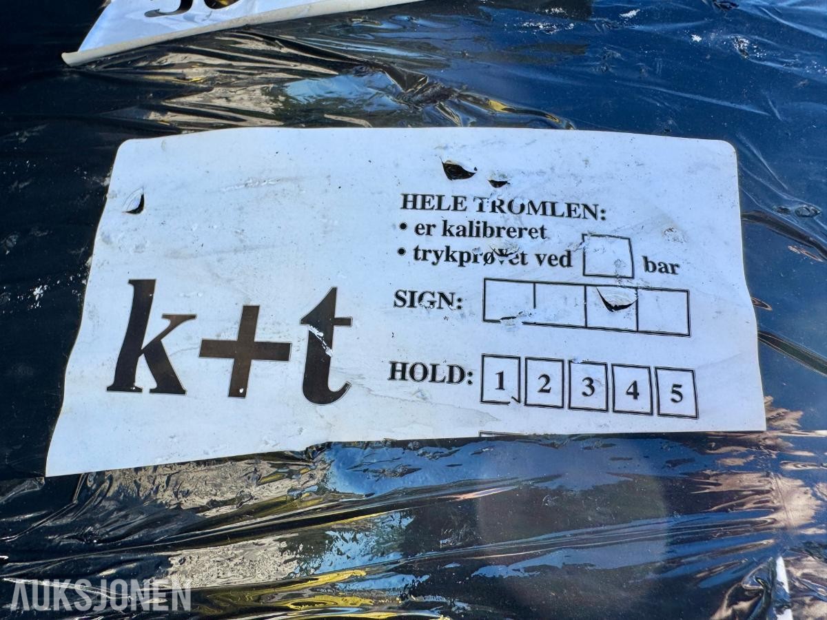 Fibertrekkrør på trommel