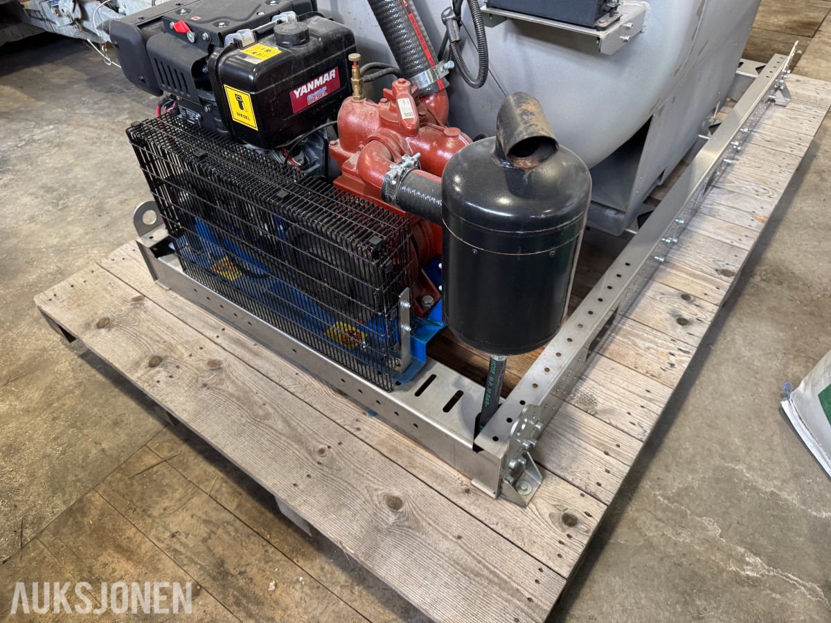 2024 PTC VORTEX DIESELDREVET VAKUUMANLEGG MED YANMAR MOTOR