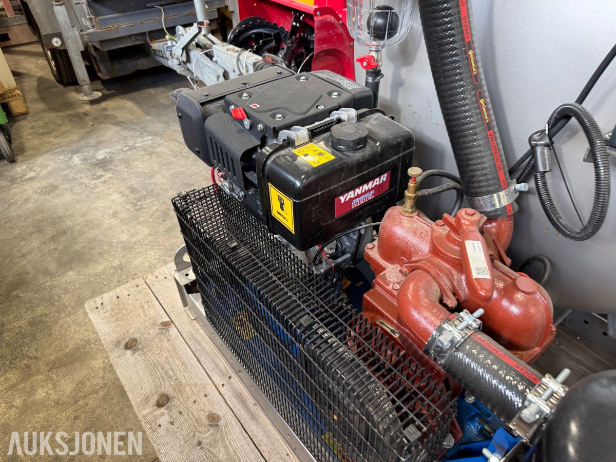 2024 PTC VORTEX DIESELDREVET VAKUUMANLEGG MED YANMAR MOTOR