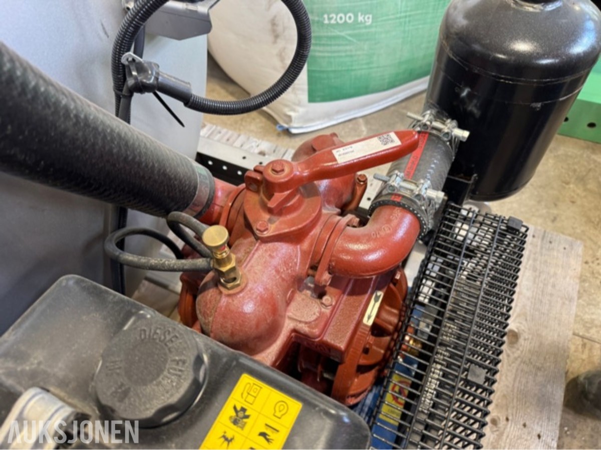 2024 PTC VORTEX DIESELDREVET VAKUUMANLEGG MED YANMAR MOTOR