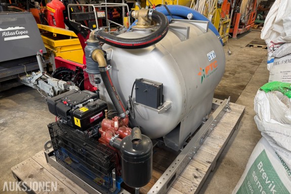2024 PTC VORTEX DIESELDREVET VAKUUMANLEGG MED YANMAR MOTOR