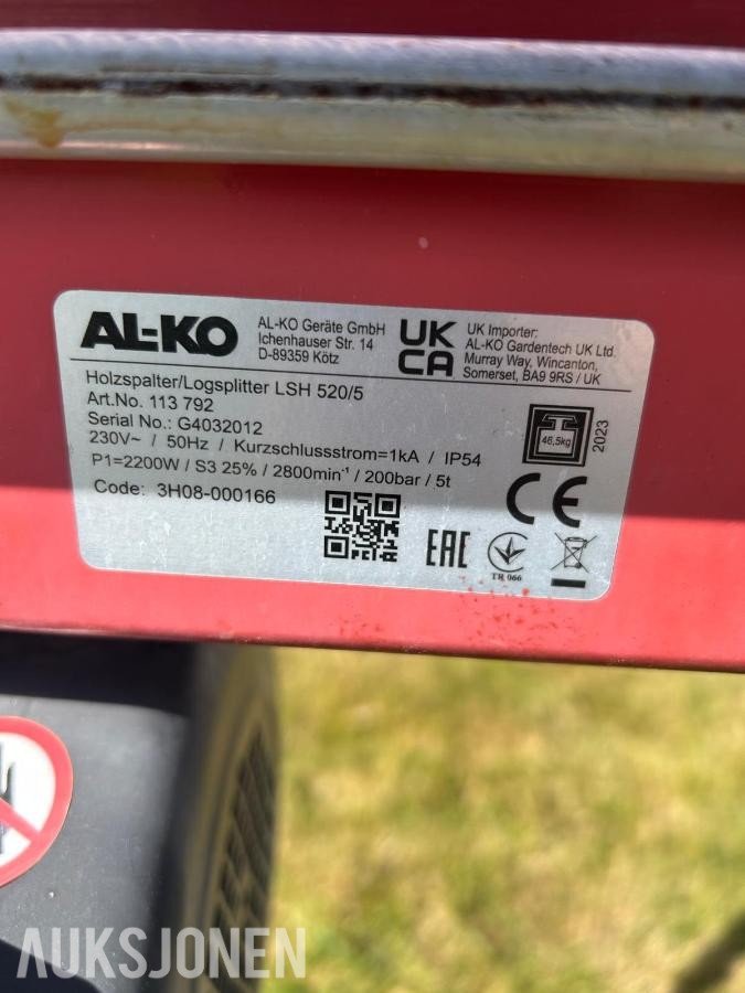 2023 AL-KO LSH 520/5 Vedkløyver