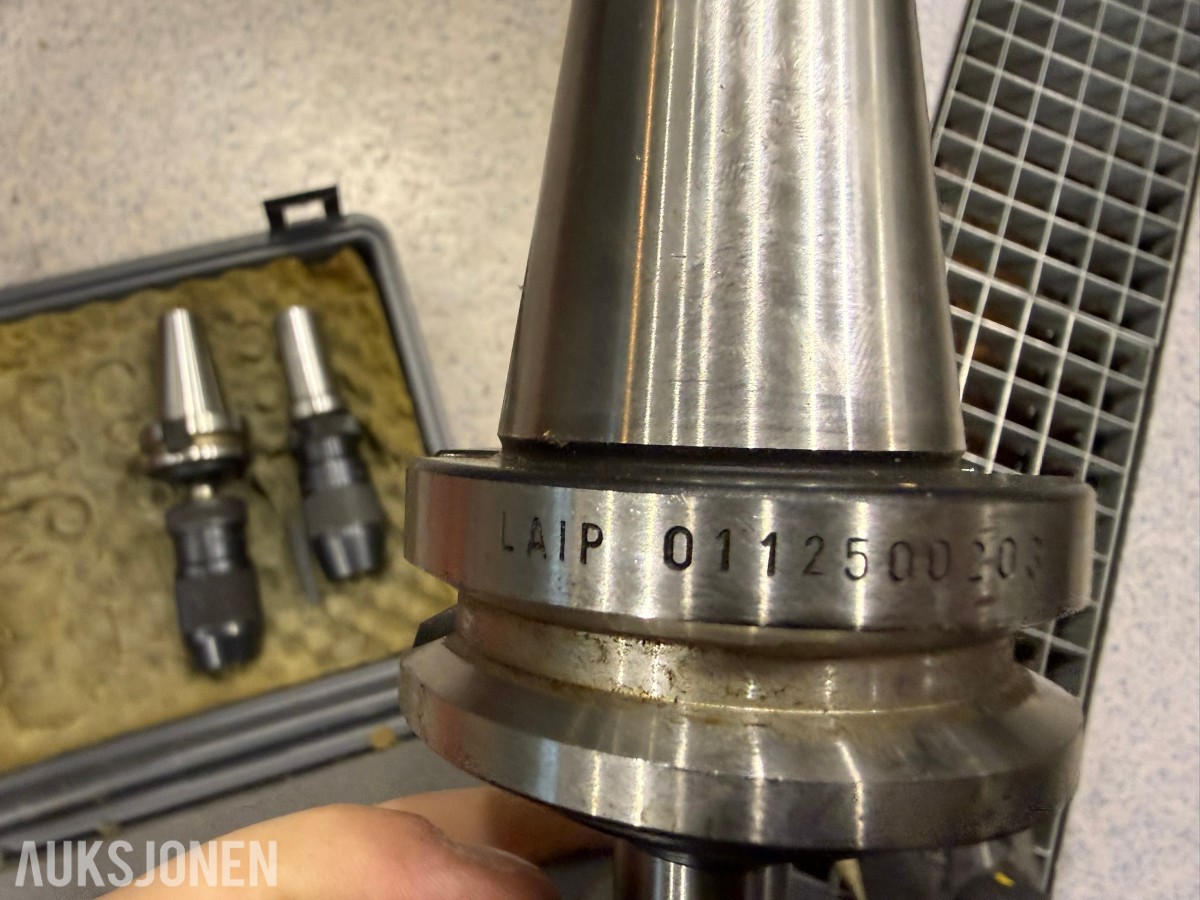 3 stk. borechucker med holdere - ISO 40