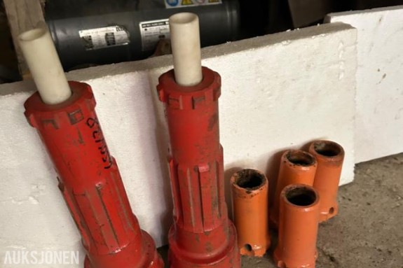 Borr kroner - 2 stk 4-4.5 " og 4 stk 2"