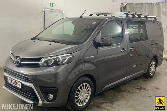 2021 Toyota ProAce ELECTRIC 75 KWH 136 HK AUT HENGERFESTE NAVI KAMERA CRUISE SKYVEDØRER