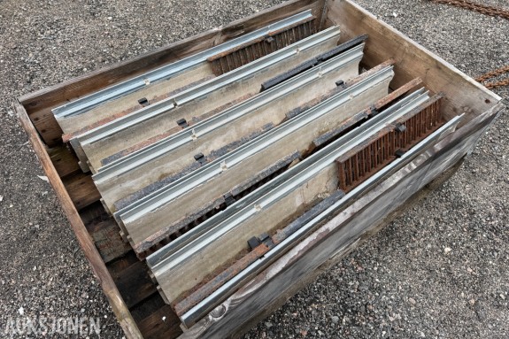 ACO DRAIN MULTILINE V100S - 5 STK 1 M OVERVANNSRENNER - 10 STK RISTER - A15-E600