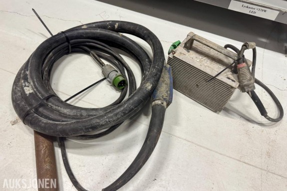 Betongvibrator for vegg