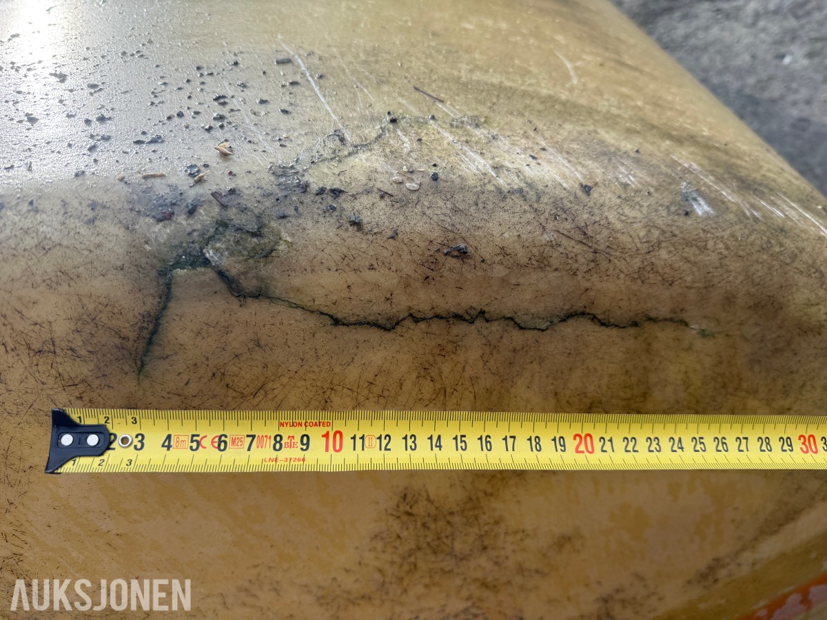 Glassfibertank med kapasitet på 5.000 liter