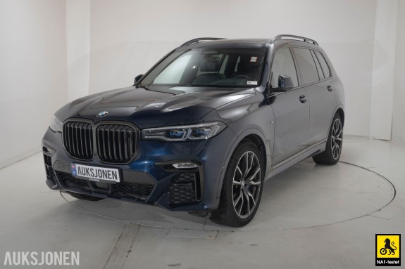 2021 BMW X7 XDRIVE40D 340 HK AUT M-SPORT B&W 7-SETER ACC HENGERFESTE PANO LUFT