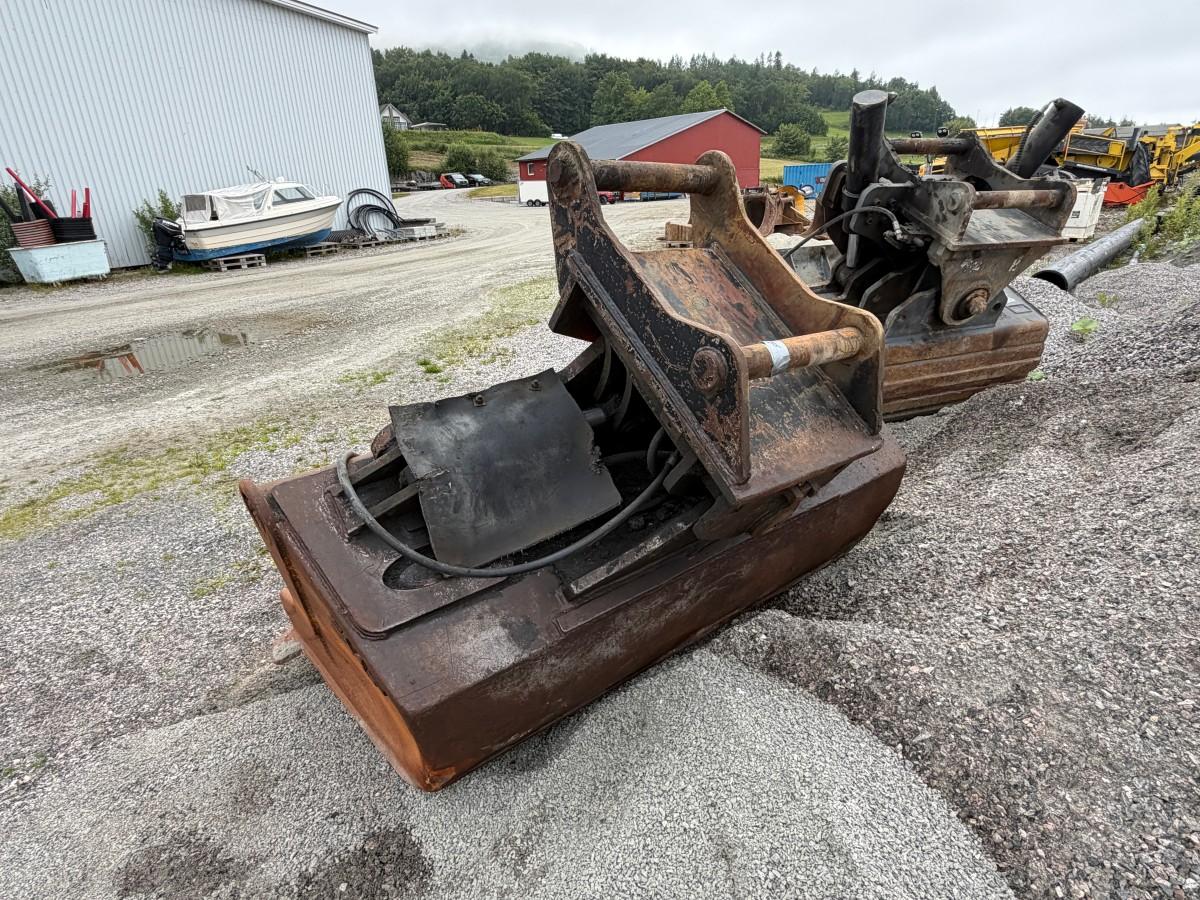 Hydraulisk tilt-/planeringsskuffe - S70 feste -
