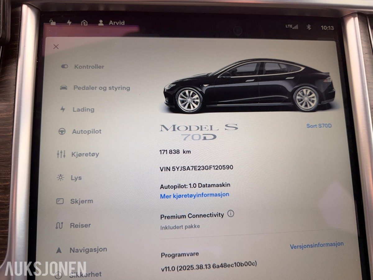 2016 TESLA MODEL S 70D AWD GRATIS SUPERCHARGING 