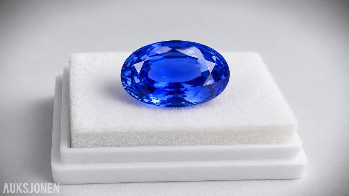 ROYAL BLUE SAFIR  *5.04 CT*  MED SERTIFIKAT  