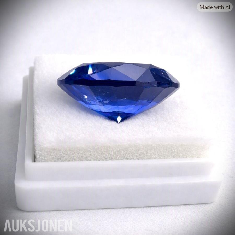 ROYAL BLUE SAFIR  *5.04 CT*  MED SERTIFIKAT  