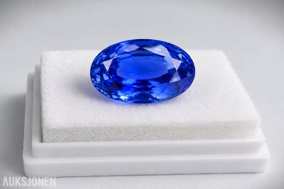 ROYAL BLUE SAFIR  *5.04 CT*  MED SERTIFIKAT  