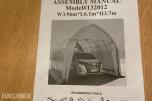 2024 NY/UBRUKT Hall / telt / garasje 300 gms PE UV-bestandig