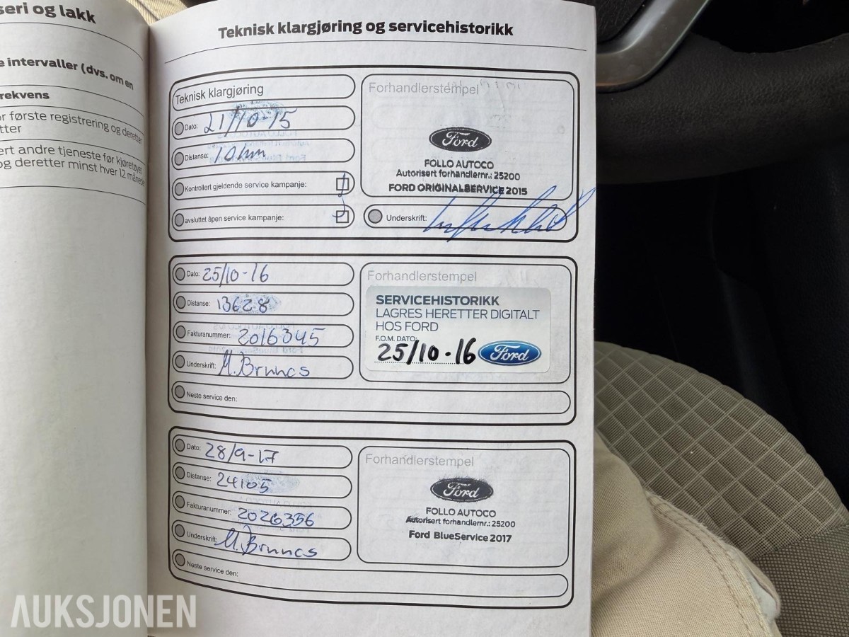 2014 Ford Tourneo 1.0-101 – EU-godkjent til desember 2026