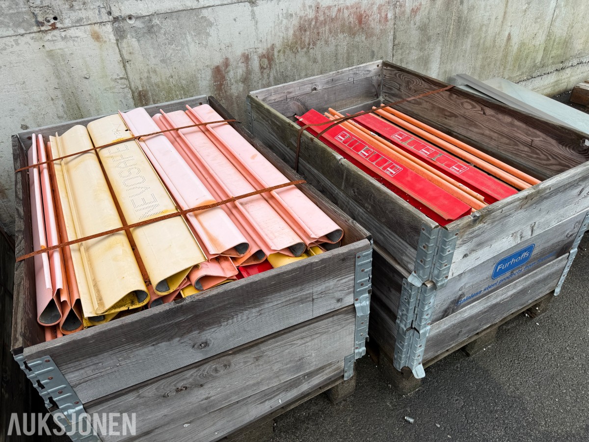 STORT PARTI MED BESKYTTELSESPROFILER FOR ARMERINGSJERN - NEVOSAFE / NEVOSAFE-PLUS MED FLERE