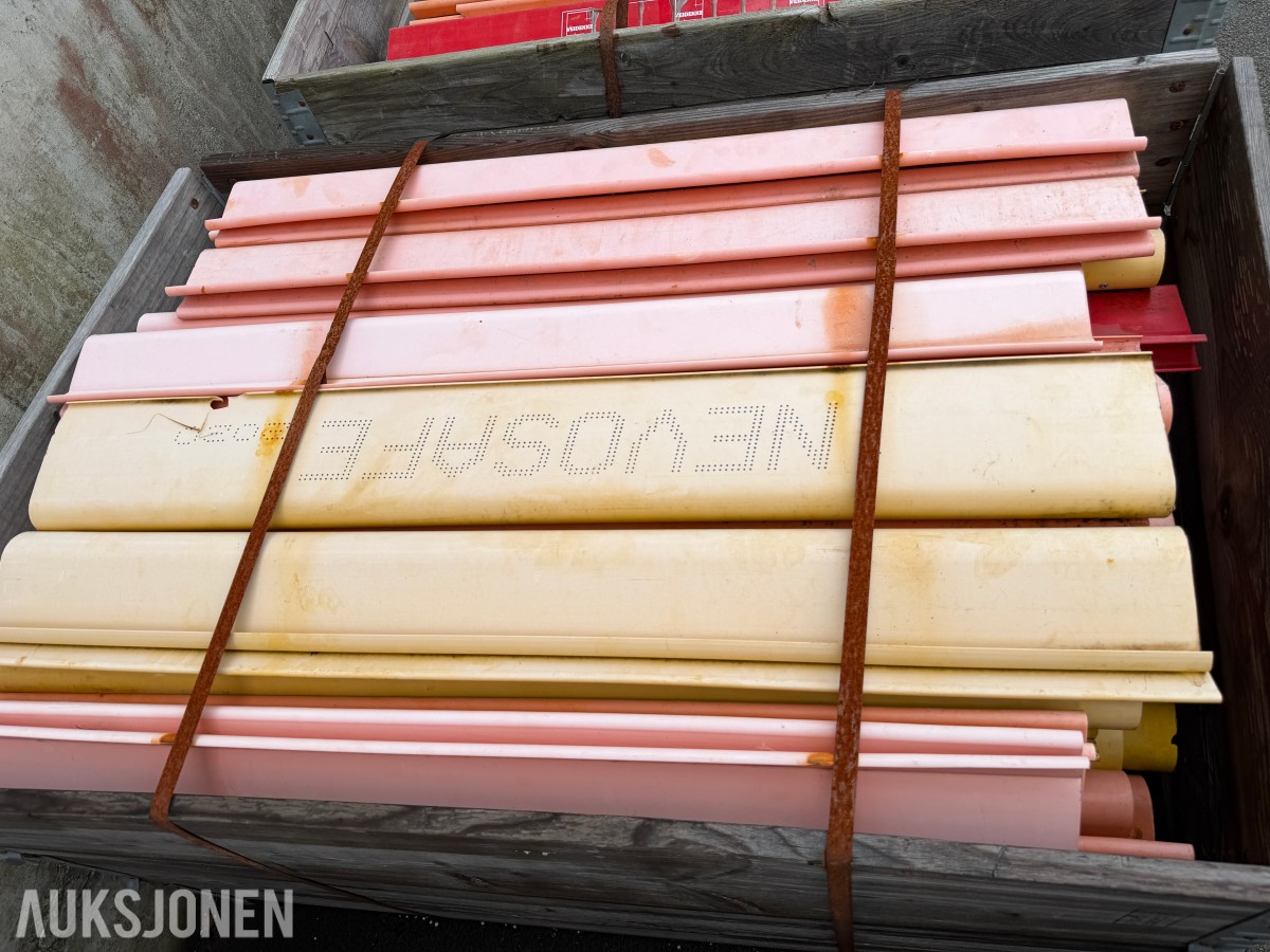 STORT PARTI MED BESKYTTELSESPROFILER FOR ARMERINGSJERN - NEVOSAFE / NEVOSAFE-PLUS MED FLERE