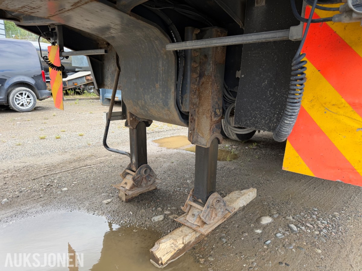 2015 CARNEHL, 4-AKSLET MASKINSEMITRAILER, UTTREKK, SENTRALSMØRING, WABCO, NETTOPP EU GODKJENT