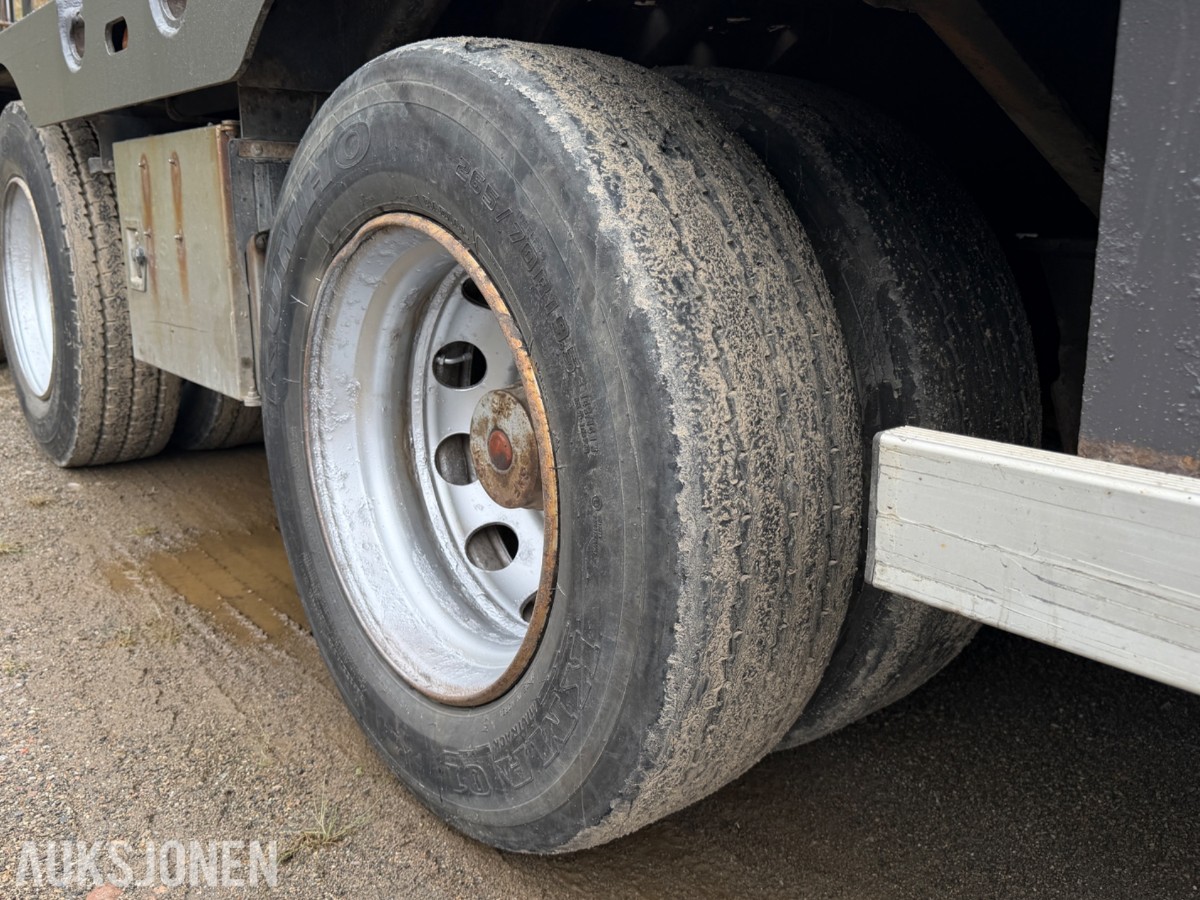 2015 CARNEHL, 4-AKSLET MASKINSEMITRAILER, UTTREKK, SENTRALSMØRING, WABCO, NETTOPP EU GODKJENT
