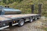 2015 CARNEHL, 4-AKSLET MASKINSEMITRAILER, UTTREKK, SENTRALSMØRING, WABCO, NETTOPP EU GODKJENT