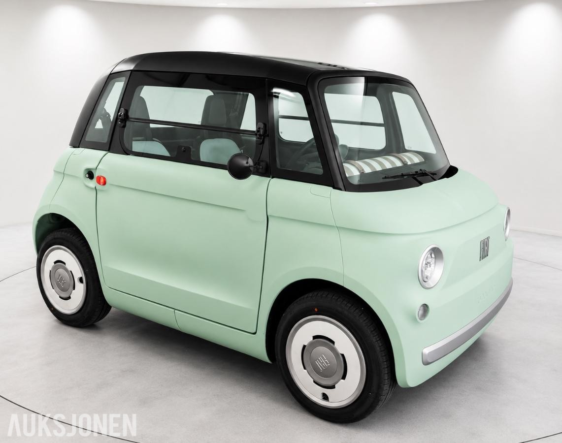 2025  FIAT TOPOLINO EV MOPEDBIL/8HK/16 ÅRS ALDERSGRENSE/ DEMOBIL SELGES!