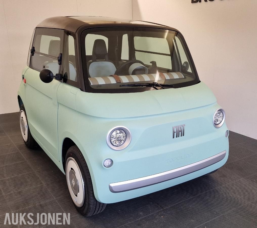 2025  FIAT TOPOLINO EV MOPEDBIL/8HK/16 ÅRS ALDERSGRENSE/ DEMOBIL SELGES!