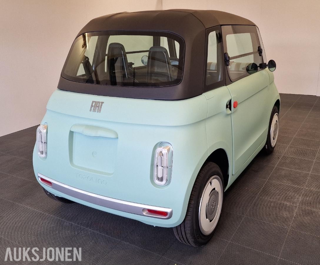 2025  FIAT TOPOLINO EV MOPEDBIL/8HK/16 ÅRS ALDERSGRENSE/ DEMOBIL SELGES!
