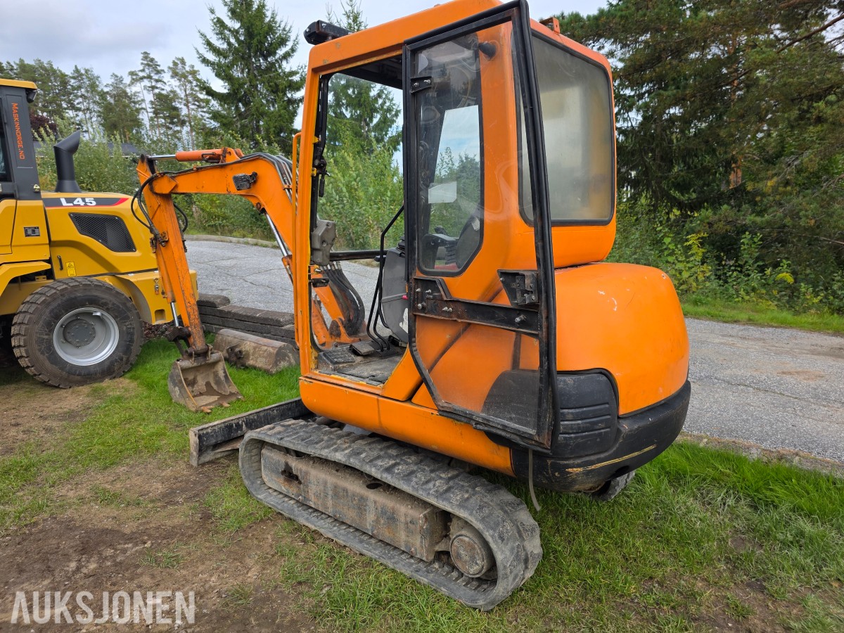1998 Komatsu PC20-7 minigraver 4393 timer-smal-grave-pusse skuffe