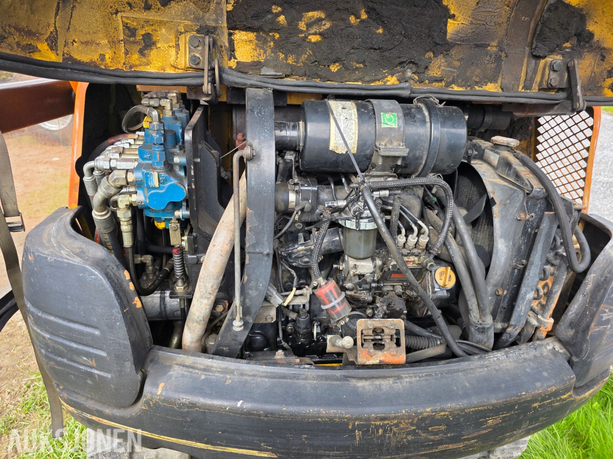 1998 Komatsu PC20-7 minigraver 4393 timer-smal-grave-pusse skuffe
