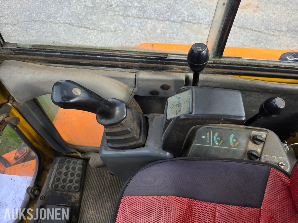 1998 Komatsu PC20-7 minigraver 4393 timer-smal-grave-pusse skuffe