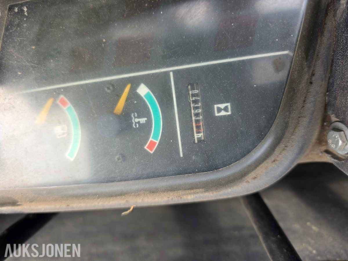 1998 Komatsu PC20-7 minigraver 4393 timer-smal-grave-pusse skuffe