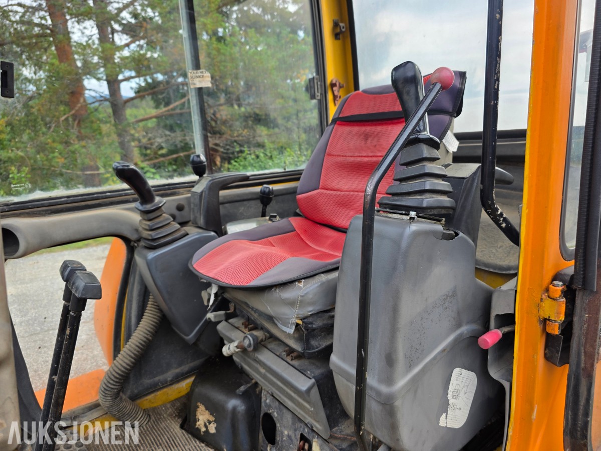 1998 Komatsu PC20-7 minigraver 4393 timer-smal-grave-pusse skuffe
