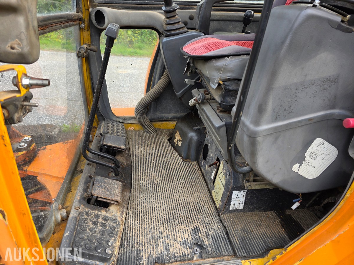 1998 Komatsu PC20-7 minigraver 4393 timer-smal-grave-pusse skuffe