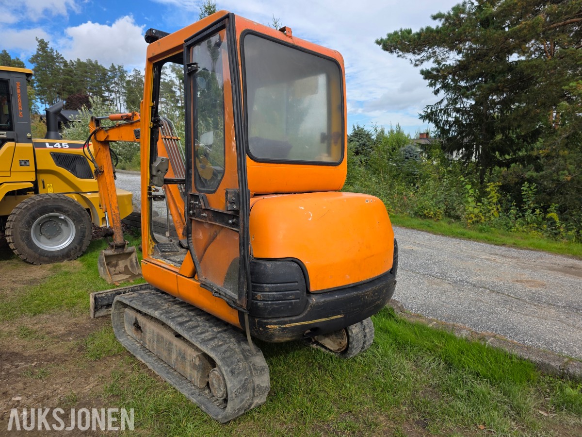 1998 Komatsu PC20-7 minigraver 4393 timer-smal-grave-pusse skuffe