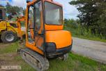 1998 Komatsu PC20-7 minigraver 4393 timer-smal-grave-pusse skuffe