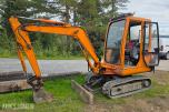 1998 Komatsu PC20-7 minigraver 4393 timer-smal-grave-pusse skuffe